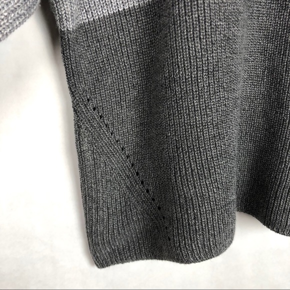 Anthropologie Ribbed Color Block Slouchy Sweater L - Picture 7 of 14